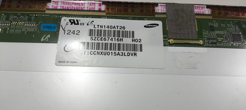 Tela Led Samsung Ltn140at26-c03 40 Pinos 14.0 P/ Notebook (Usado)