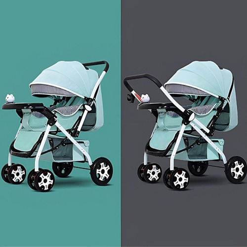 Imagen 2 de 5 de Coche De Bebé Paseo Plegable Con Bandeja