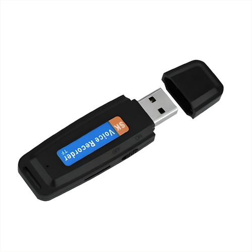 Grabadora Pendrive Audio Espia, Graba Enchufada Varios Dias!