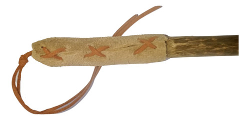 Baqueta De Cuero Gamuza Para Tambor Chamánico Cherokee