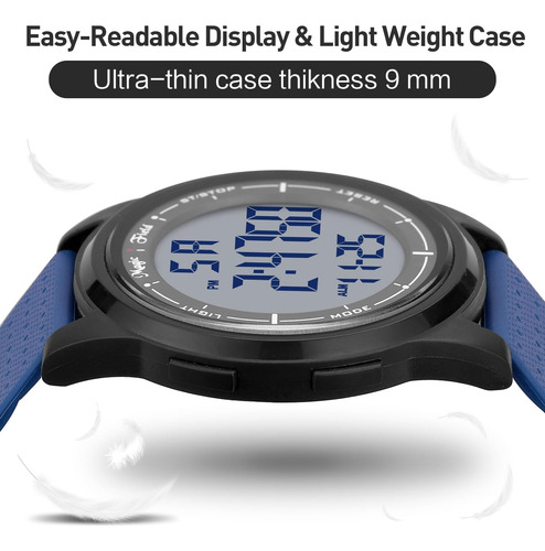 Manchda Reloj Digital Para Hombres Mujeres Deportes Reloj Ul