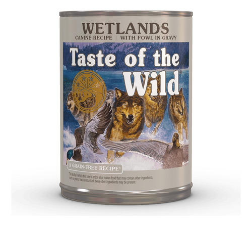 Taste Of The Wild Wetlands , Lata 390 Grs ,pato-codorniz