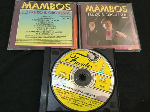 Fruko Y Orquesta Mambos Importado Venezuela Cd D18