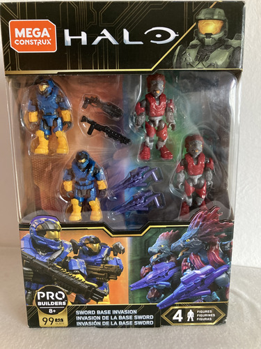 Mega Construx Invasión De La Base Sword Halo Original Nuevo (Usado)