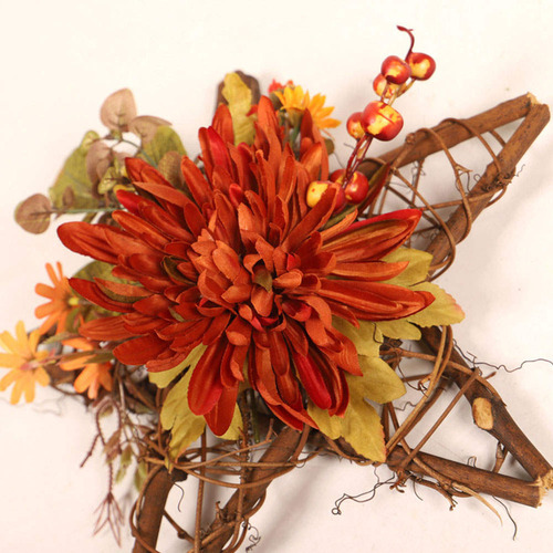 Colgante De Pared Con Flores Artificiales For Decoración De