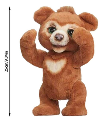 Muñeco De Pelucia Interactivo Con Forma De Oso Curioso De Br