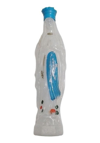 Botella  De Plastico Para Agua Bendita Virgen