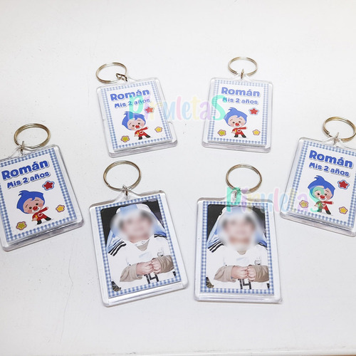 Llaveros Personalizados Con Foto, Souvenirs, Cumpleaños X35u