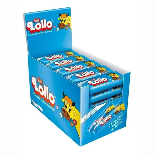 Chocolate Lollo Nestlé 840g - Display Com 30 Bombons De 28g