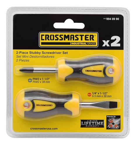 Set Mini Destornilladores 2pz Crossmaster H Y T 