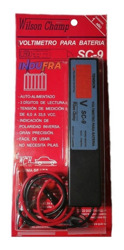 Voltimetro Bateria Autoalimentado 35w