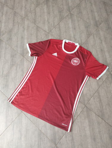 Camiseta Dinamarca adidas 2016 Talle L