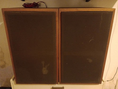 Bafles Sansui Sp-505 3 Vías 40 Wats Marrón Claro (Usado)