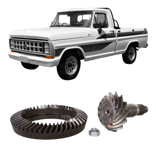 Coroa E Pinhão Ford F1000 - 13x46 - Diferencial Dana 44