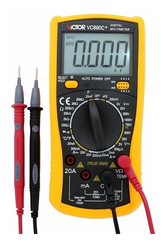 Multimetro Victor Vc890c+ | Mercado Libre