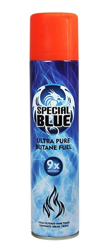 Recarga De Gas Butano Special Blue Refinado X9 300ml