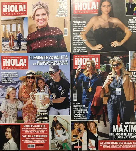 Pack 8 Revistas Hola Argentina Nuevas 2022-23