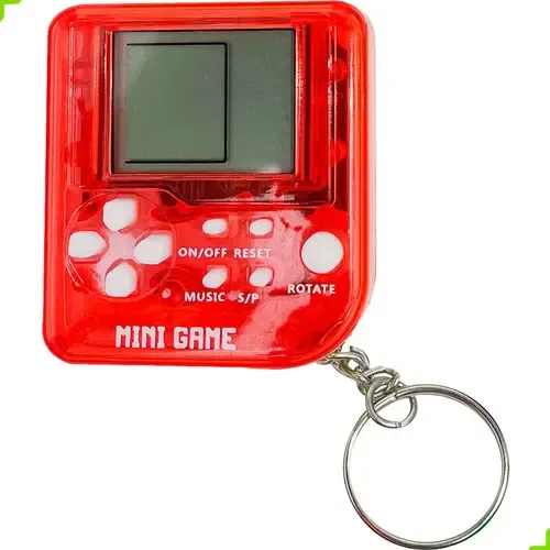 Console Portátil DM Toys Tetris Retro com Chaveiro