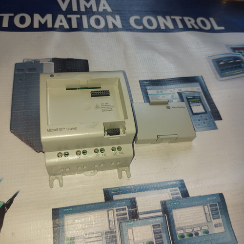 Allen Bradley 2080-lc10-12qwb Micro810 Plc (Usado)