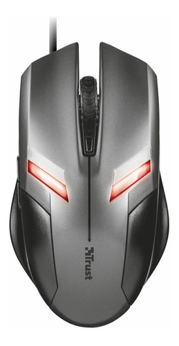 Mouse Gamer Usb Trust Ziva, 6 Botones, Luz Led, 800~2000dpi