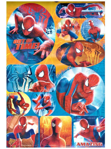 Spiderman Block De Stickers Artículo Fiesta - Spi0h1