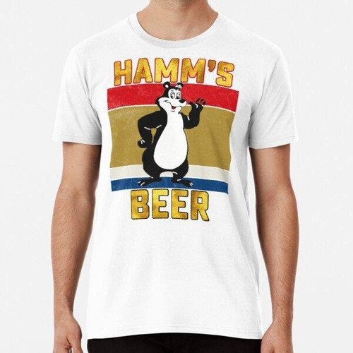 Remera Camiseta Hamm's Beer Vintage Brass Tracks De American