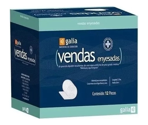 Venda Yeso Caja 12 Pack 15cm