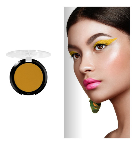 Sombra Para Ojos Compacta Individual Vegana Xulu Cosmeticos Color de la sombra 06 - Narciso