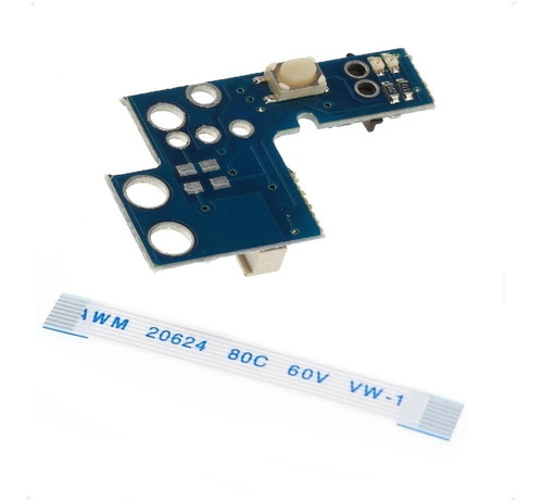 Boton Placa Encendido + Flex Ps2 Slim 90000 90010 90001