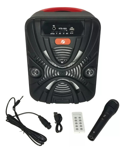 Parlante Altavoz Bocina Bluetooth Portatil Karaoke Microfono