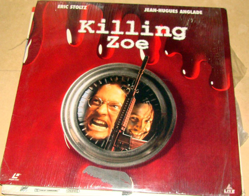 Killing Zoe / Eric Stoltz Roger Avary Laser Disc Usa / Kktus