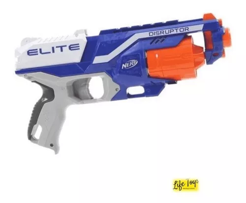 Brinquedo Lança Dardos Nerf Elite Disruptor - Tambor rotativo e desbloqueio  rápido - B9838 - Hasbro