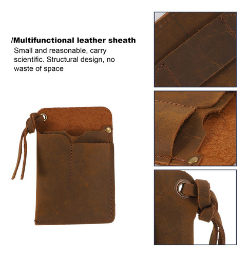 Funda De Cuero Edc Organizer Hecha A Mano O Bolsa Organizado