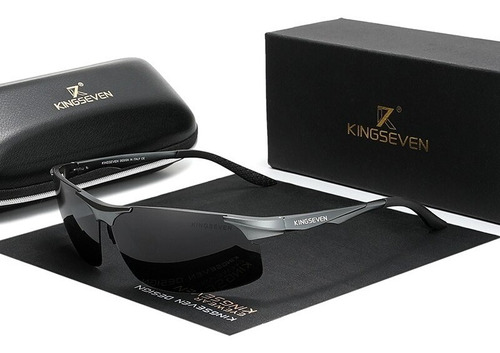Óculos De Sol Kingseven  Masculino Polarizado Uv400 Luxuoso