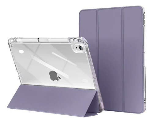 Funda Protectora Soporte Acrilico Transparent Para iPad 12.9