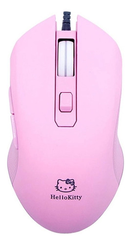 Mouse Hello Kitty Con Cable Y Luces Led Sanrio