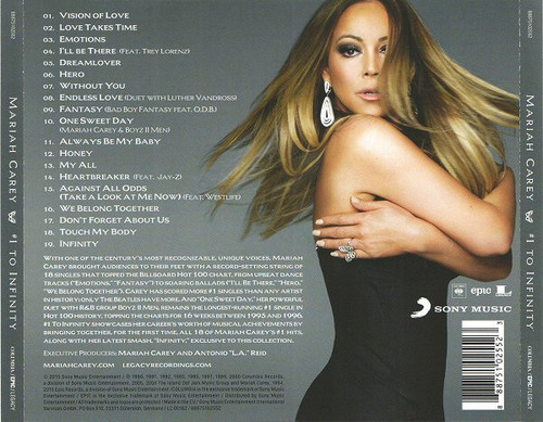 Cd #1 To Infinity (mariah Carey) Estándar