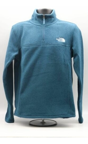 Poleron The North Face Leo Sweater - Hombre Talla M Azul Lana