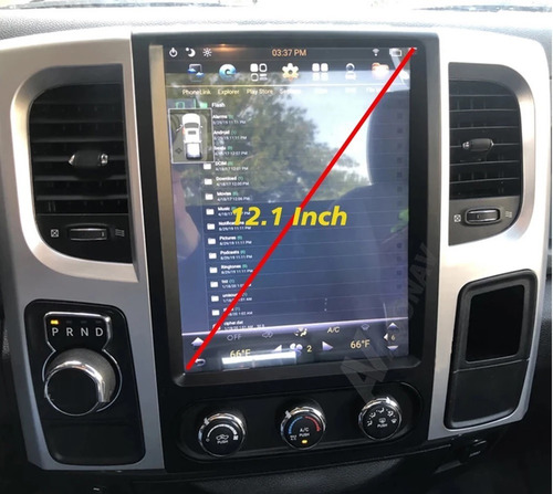 Imagen 8 de 10 de Dodge Ram 2009-2018 Tesla Android Gps Touch Mirrorlink Usb