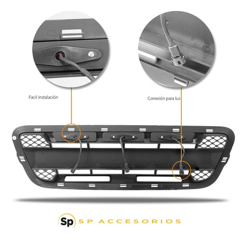 Imagen 5 de 7 de Parrilla Ford Ranger Tipo Raptor 2001 2002 2003 Leds Ambar