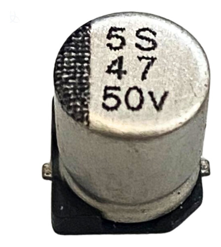 (50x) Capacitor Eletrolítico Smd 47uf 50v 8x10mm Elna