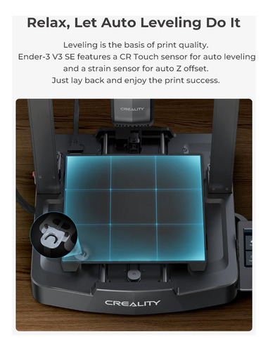 Creality Ender 3 V3 Se Impresora 3d Nivelación Automática Mm