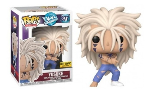 Funko Pop Yusuke #877 Hot Topic Sticker Yu.yu Hakusho