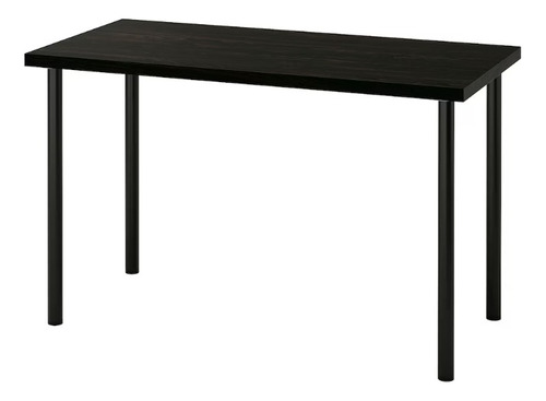 Mesa Escritorio Ikea 120x60 Cm Color: Negro