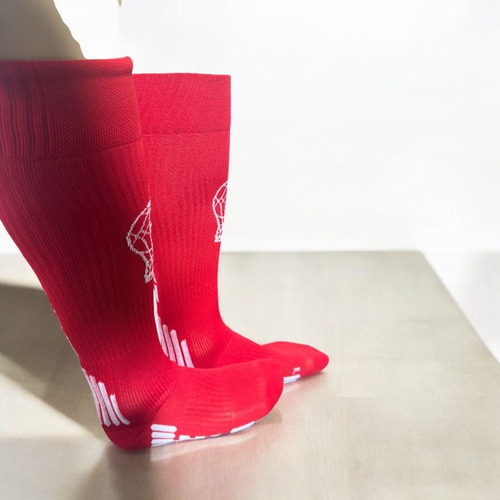 Medias Futbol Super Elastica Premiun Orma Especifica Huracan Rojo