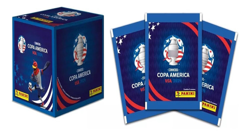 50 Sobres De Caramelos Laminas Copa América Usa 2024 Panini