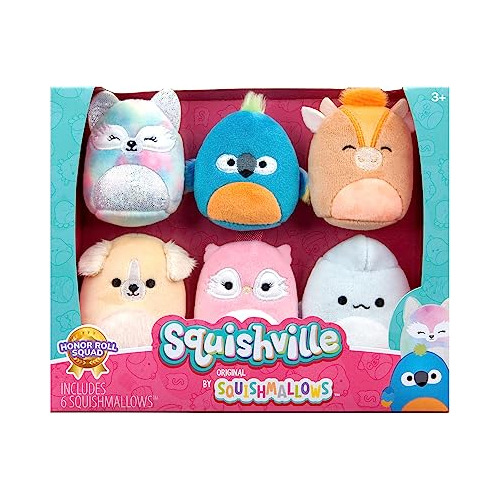 Squishville By Original Squishmallows Honor Roll Squad Plush