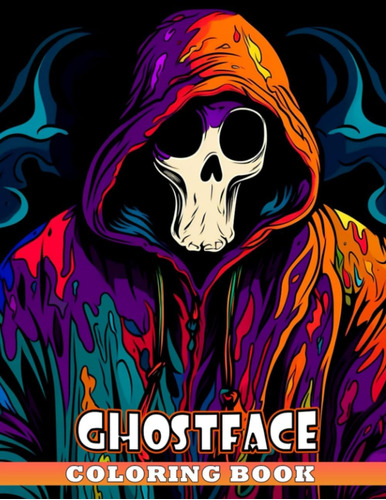 Libro: Ghostface Coloring Book: Boost Creativity With 30 Spo