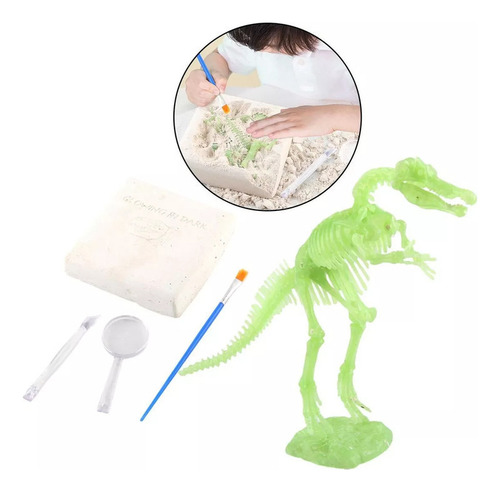 Set De Juguetes Para Excavar Fósiles De Dinosaurios Para Niñ