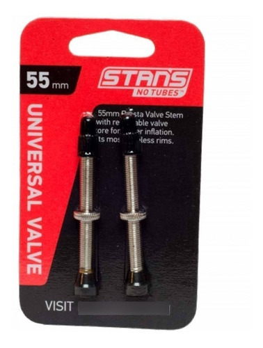 Valvula Stans No Tubes De 55 Mm Valula Tubeless 2 Piezas